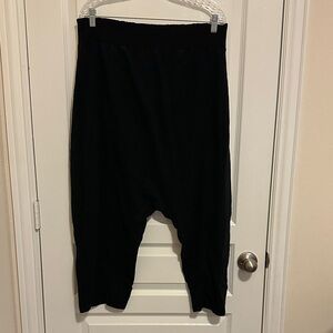 Free People Black Harem Joggers